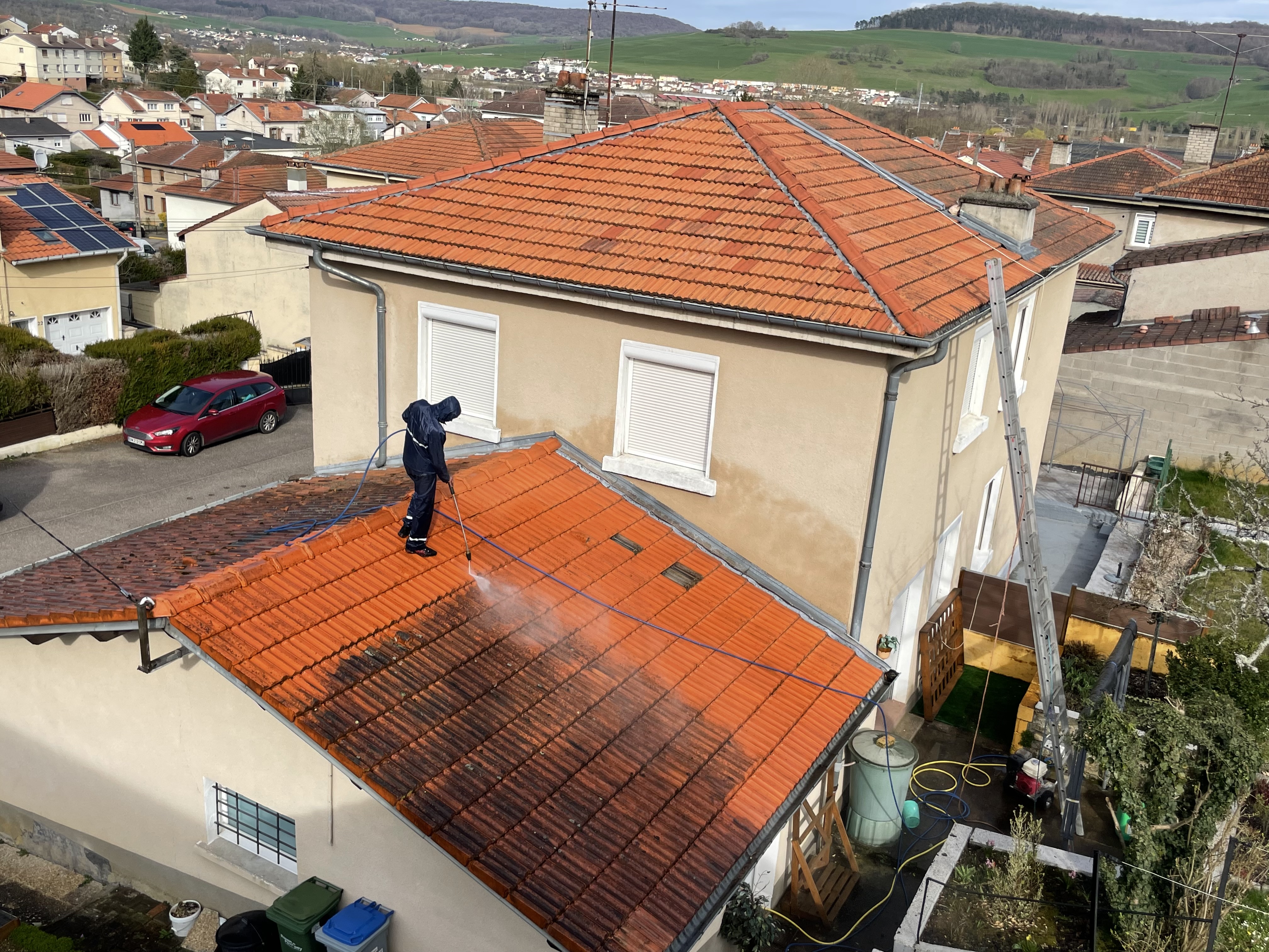 Nettoyage toiture, zinguerie